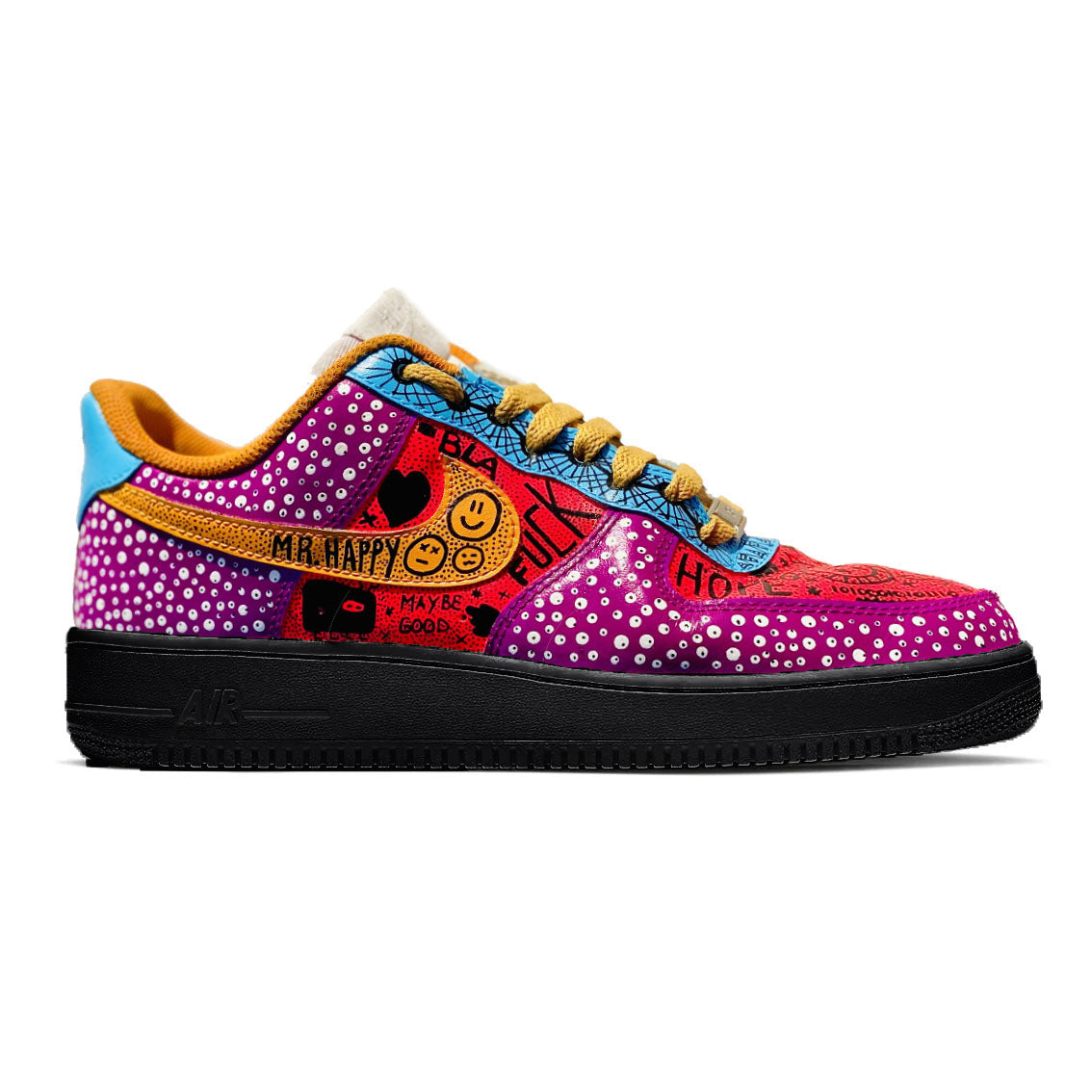 Copia del NIKE AIR FORCE 1 '07 CUSTOM MR.HAPPY